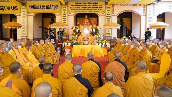 Lễ nhập kim quan Đại lão Hòa thượng Thích Thanh Đàm - Phó Pháp chủ GHPGVN